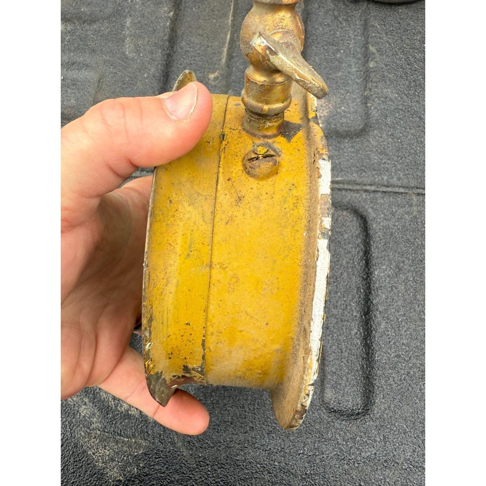 Antique Jas P Marsh Chicago Pressure Gauge 0–150 PSI Steam Industrial Valve - Picture 6 of 10